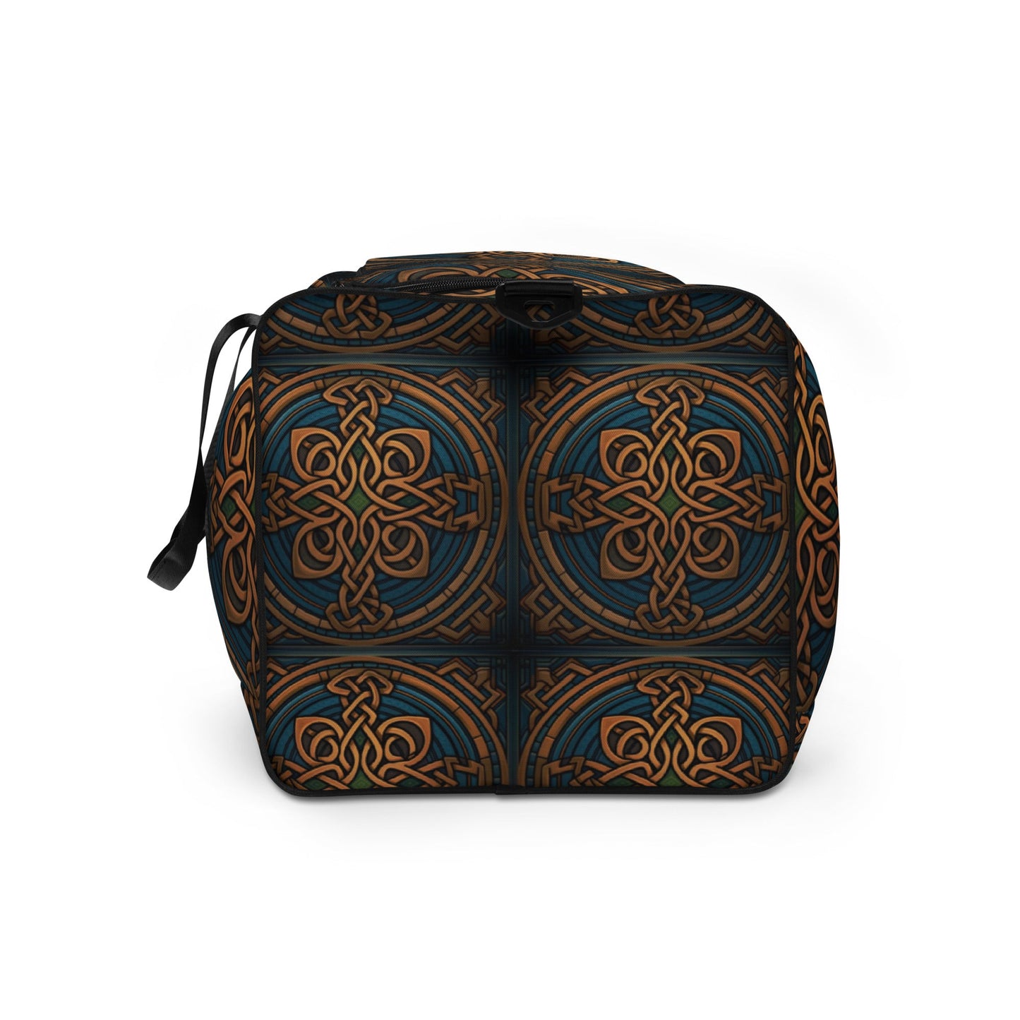 Front Celtic Deep Duffel Bag Duffle #MzKittyz #NikkiDKatArt