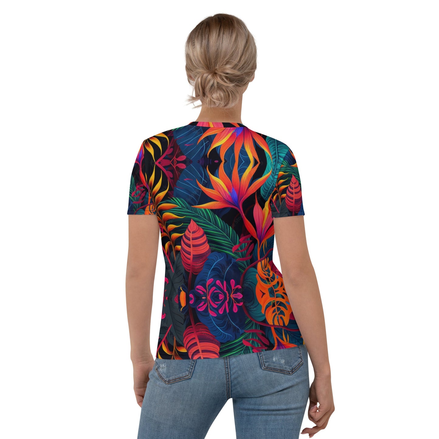 Front Nx Jungle Psych Women's T-shirt #MzKittyz #NikkiDKatArt