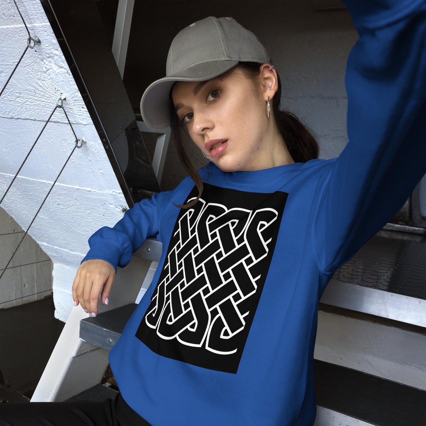 Front Celtic Knot Unisex Sweatshirt Sweatshirt #MzKittyz #NikkiDKatArt
