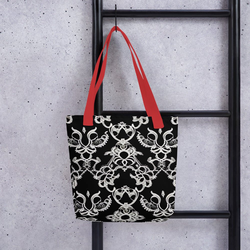 Front Venetian Lacie Lace Tote Bag Tote #MzKittyz #NikkiDKatArt