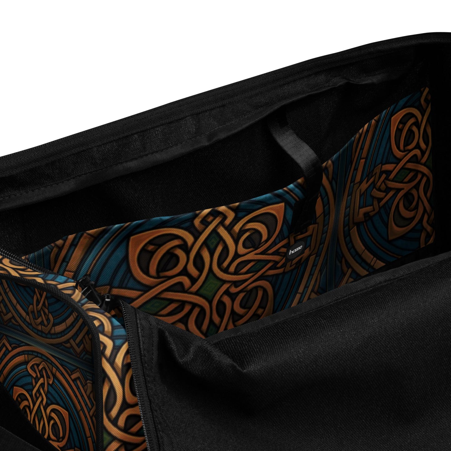 Front Celtic Deep Duffel Bag Duffle #MzKittyz #NikkiDKatArt