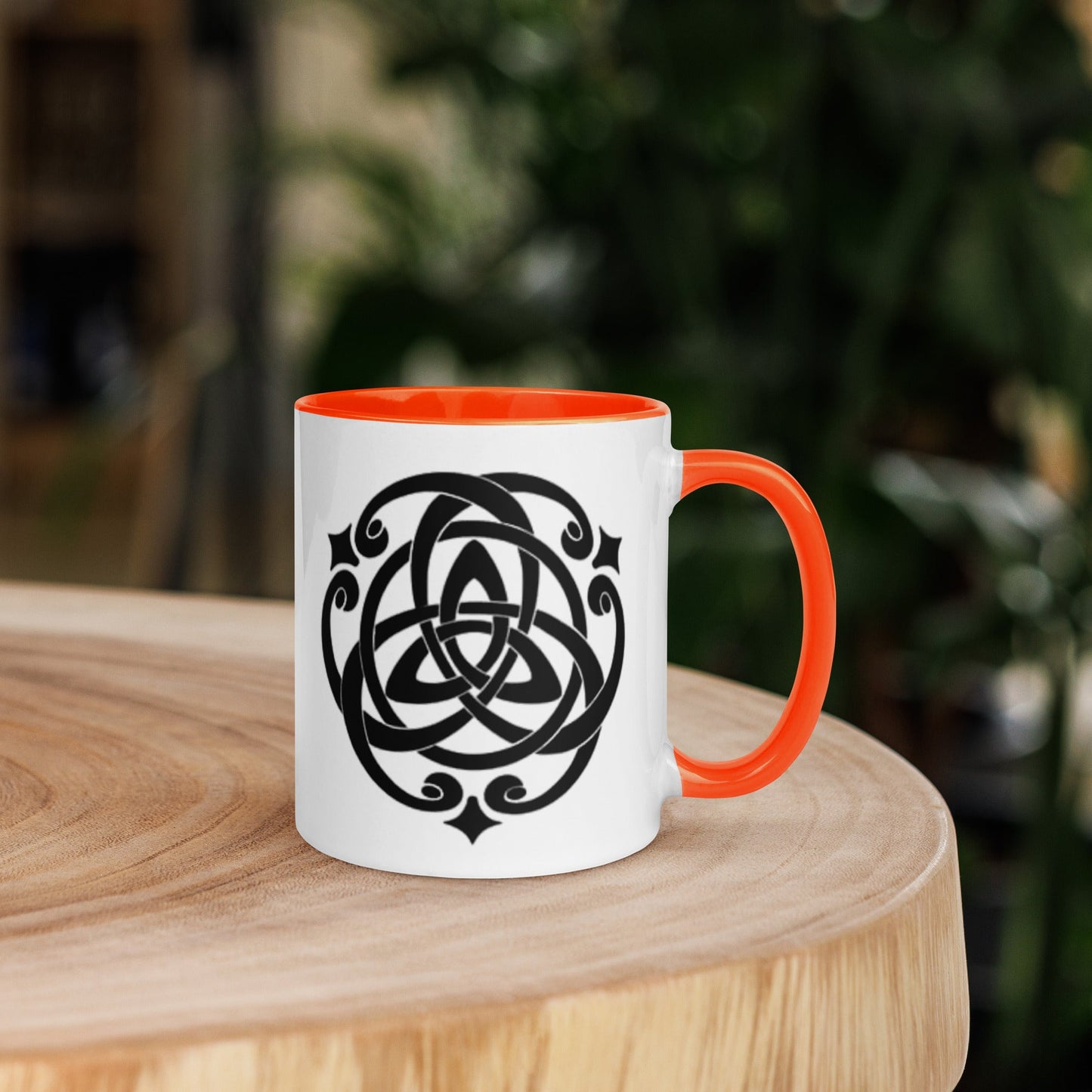 Front Celtic Cosmos Mug with Color Inside Mugs #MzKittyz #NikkiDKatArt