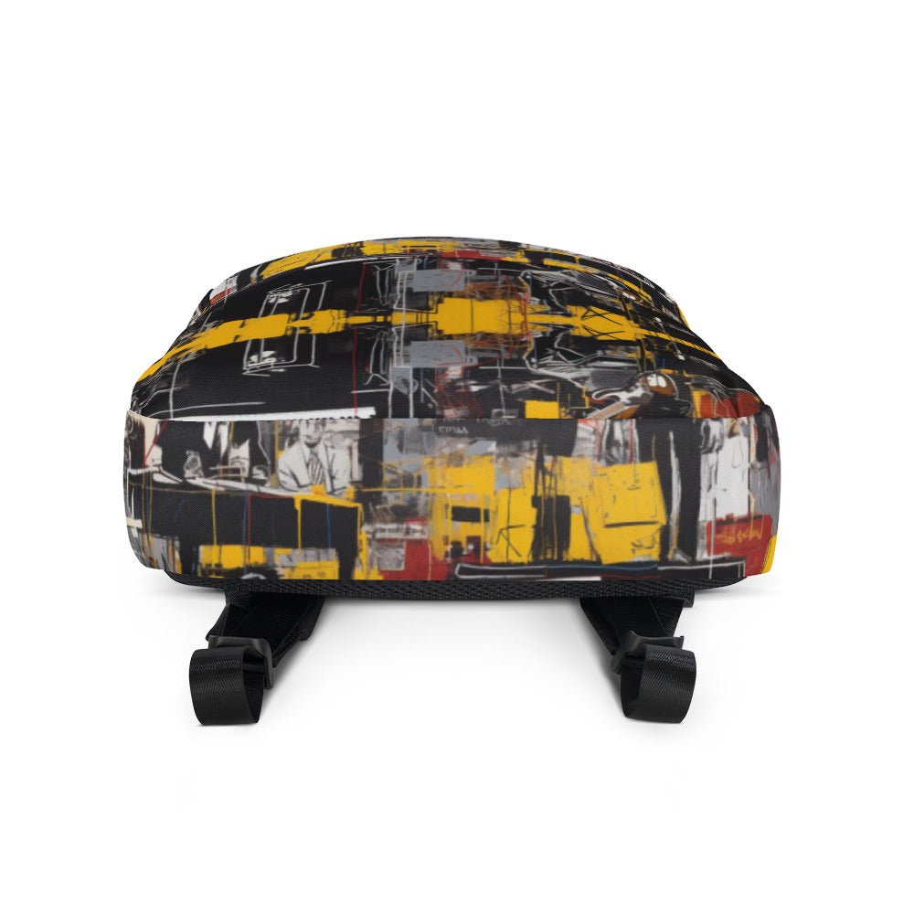 Front Basquiatz N.Y. Band - Pop Life Medium Backpack Medium #MzKittyz #NikkiDKatArt