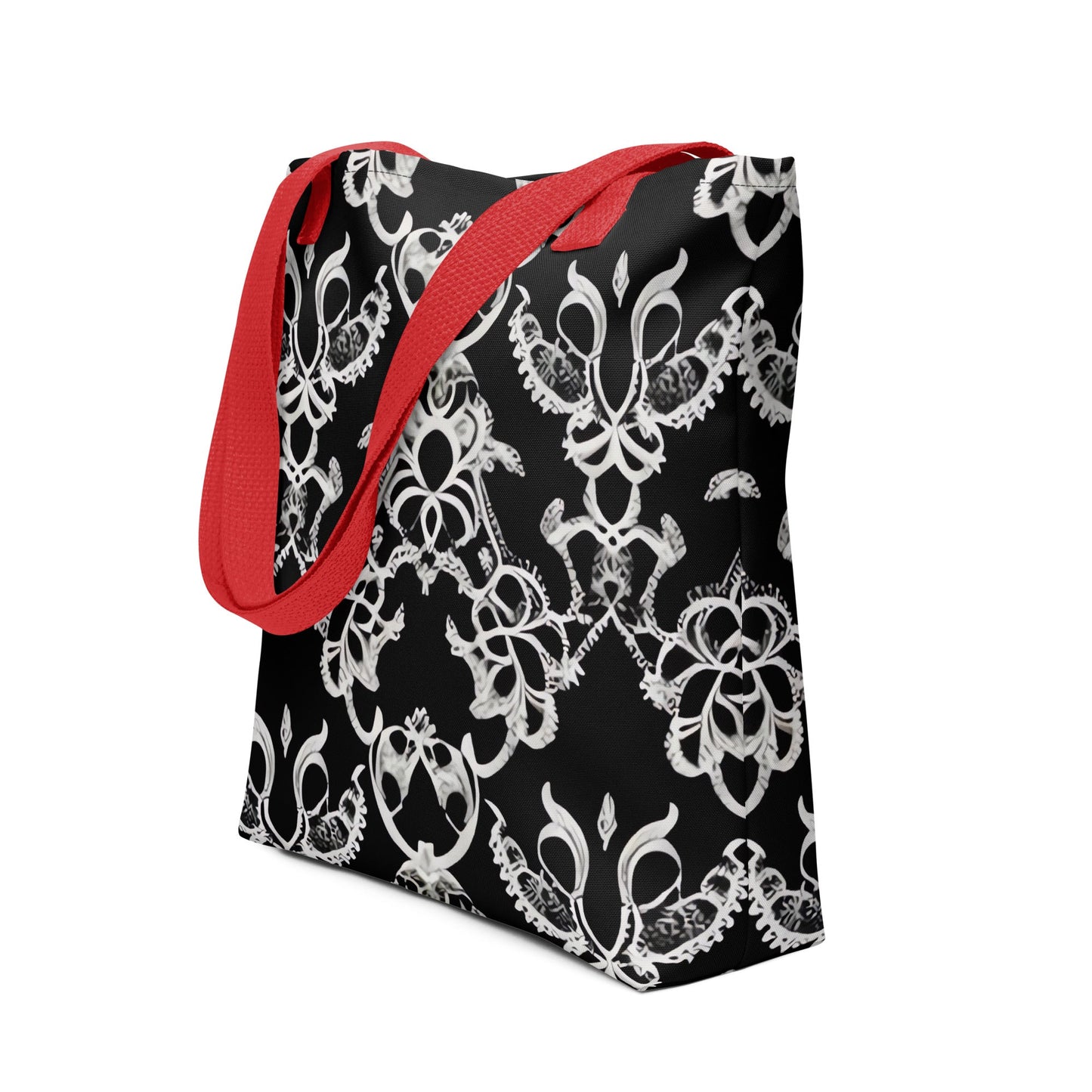 Front Venetian Lacie Lace Tote Bag Tote #MzKittyz #NikkiDKatArt