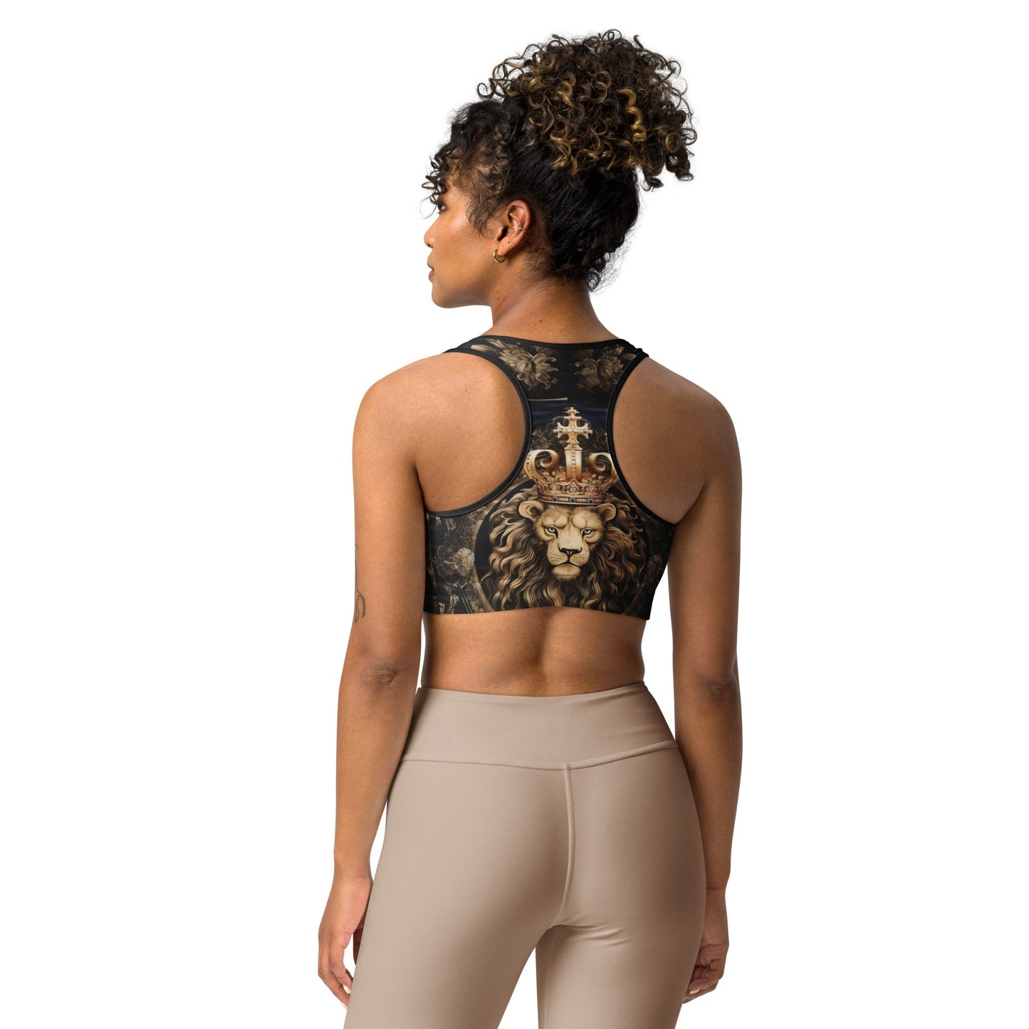 Front Leo the Lion Sports bra Sports Bra #MzKittyz #NikkiDKatArt