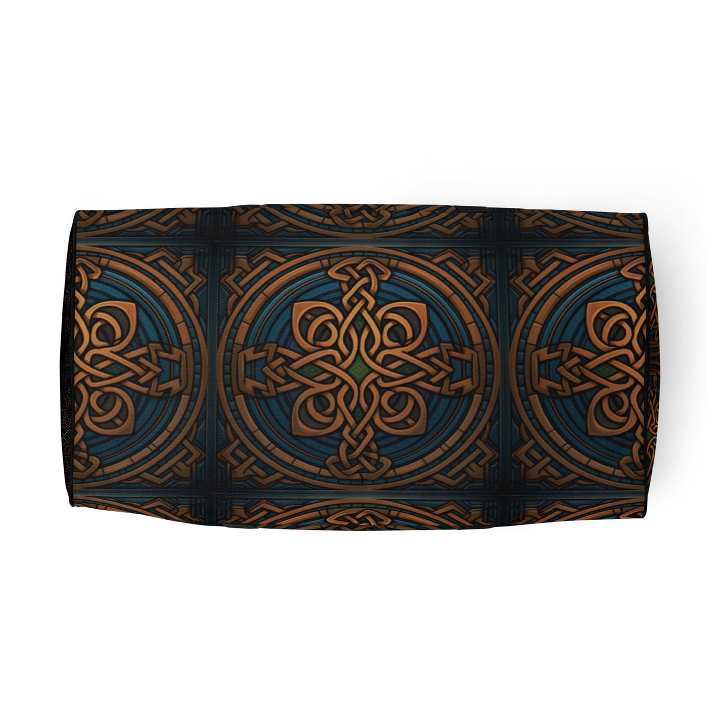 Front Celtic Deep Duffel Bag Duffle #MzKittyz #NikkiDKatArt