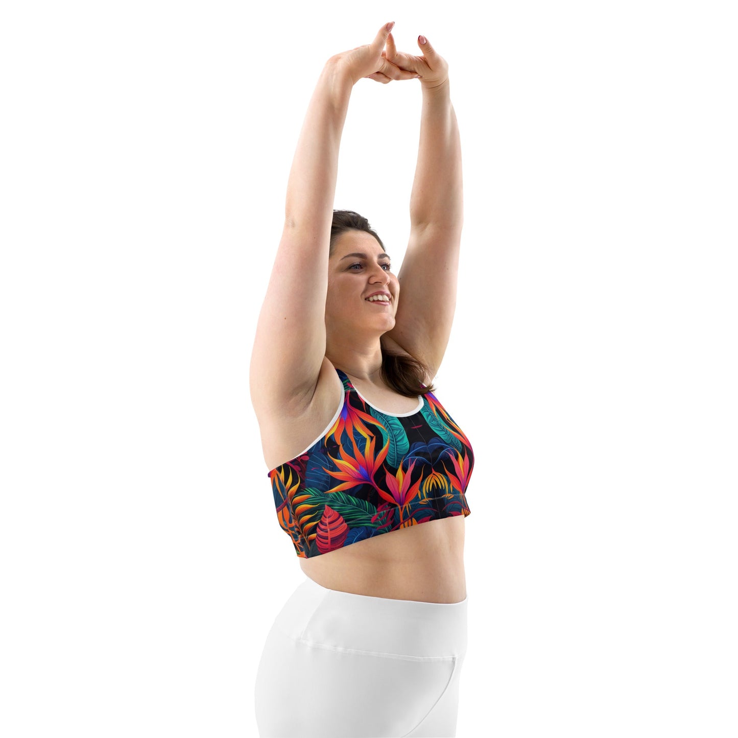 Front Nx Jungle Sports bra #MzKittyz #NikkiDKatArt