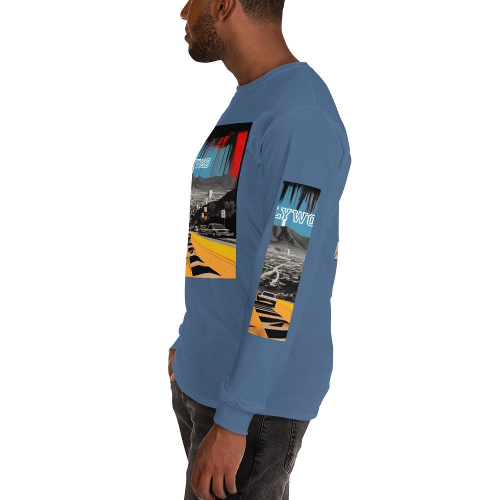 Front Basquiat Hollywood Pop Life Unisex Long Sleeve Shirt Tshirt, LongSleeve #MzKittyz #NikkiDKatArt