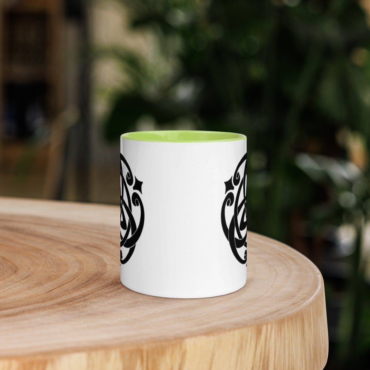 Front Celtic Cosmos Mug with Color Inside Mugs #MzKittyz #NikkiDKatArt