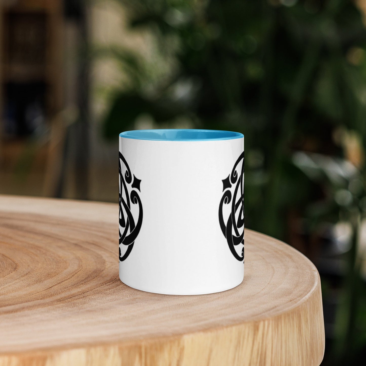 Front Celtic Cosmos Mug with Color Inside Mugs #MzKittyz #NikkiDKatArt