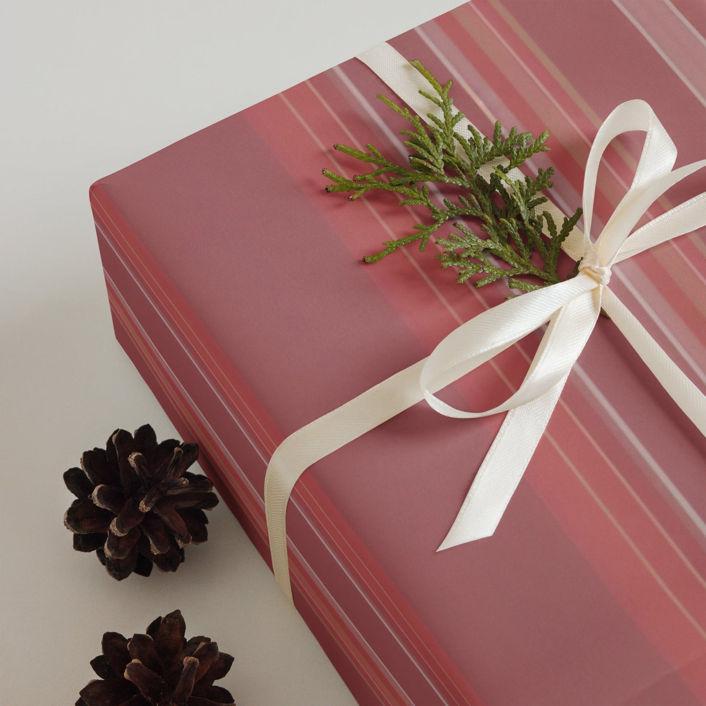 Front Lacie Lace Distinguished Wrapping paper sheets #MzKittyz #NikkiDKatArt