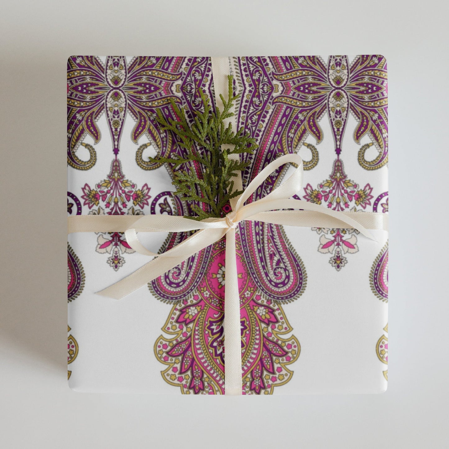 Front Lacie Lace Distinguished Wrapping paper sheets #MzKittyz #NikkiDKatArt