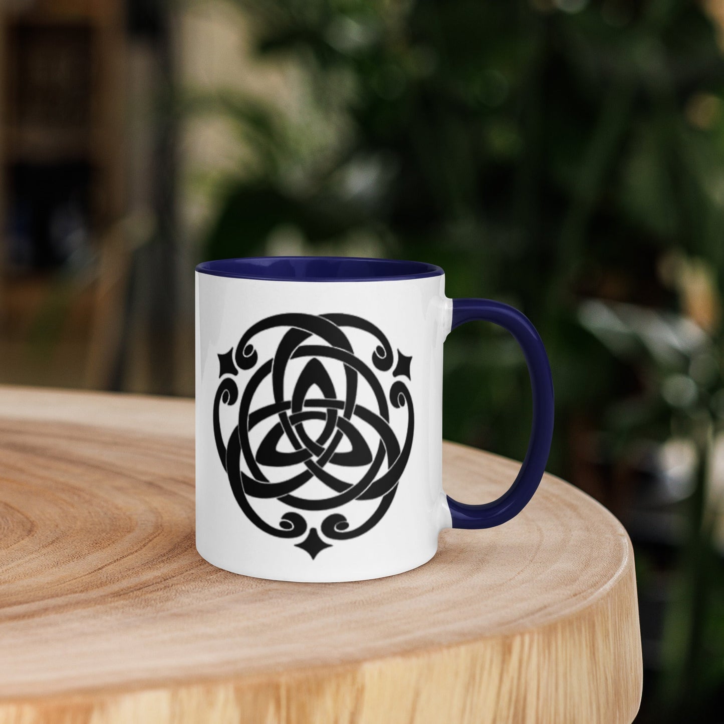 Front Celtic Cosmos Mug with Color Inside Mugs #MzKittyz #NikkiDKatArt