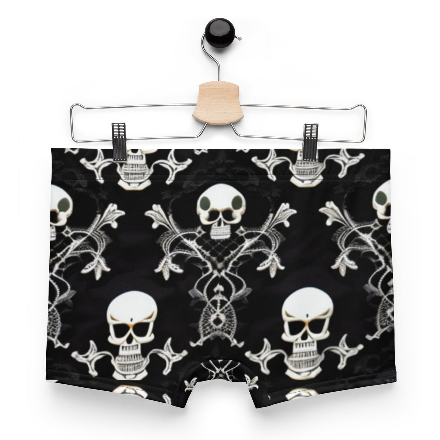 Front Skully Lace Boxer Briefs #MzKittyz #NikkiDKatArt