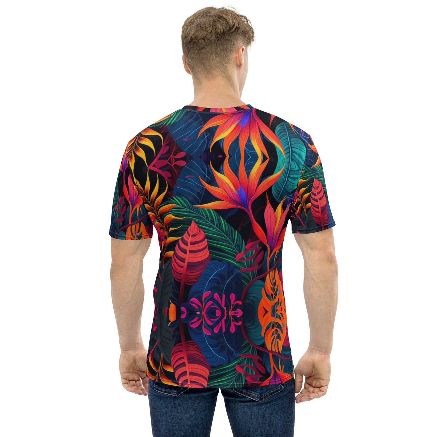 Front Nx Jungle Psych Men's t-shirt #MzKittyz #NikkiDKatArt