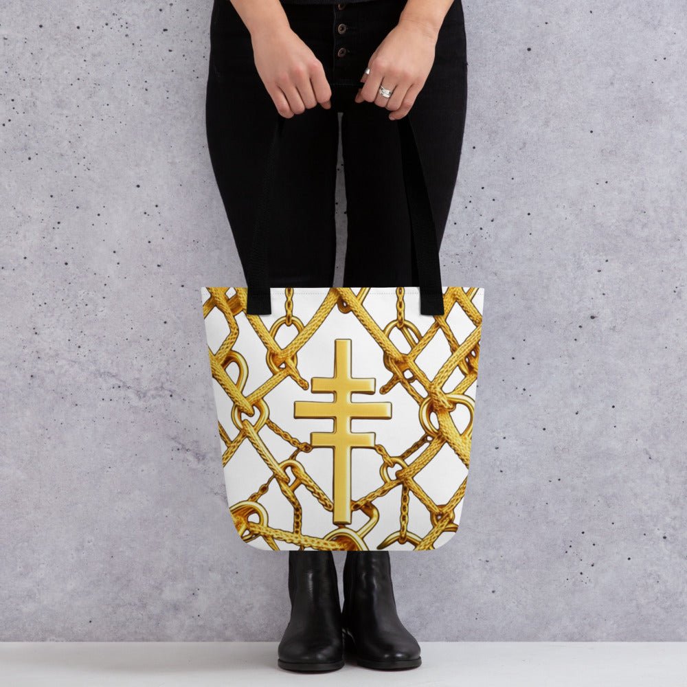 Front Gospel Key Chain Tote bag #MzKittyz #NikkiDKatArt