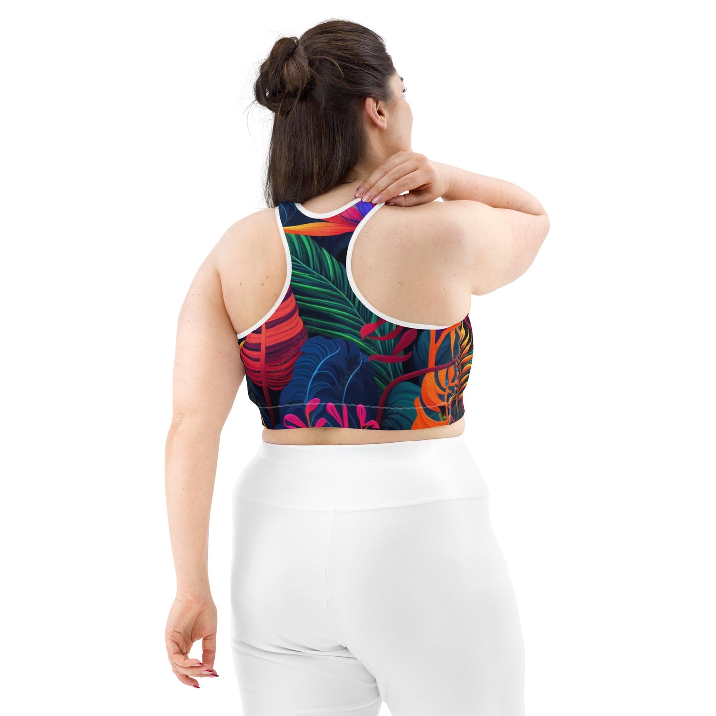Front Nx Jungle Sports bra #MzKittyz #NikkiDKatArt