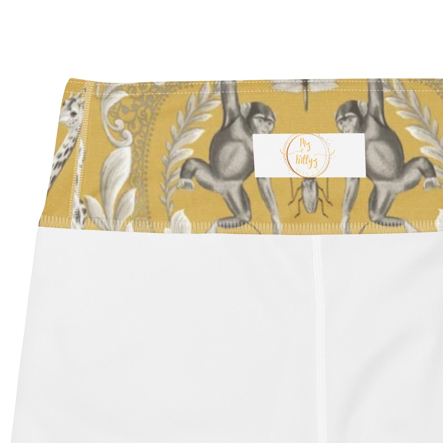Front Animal Farm Women's Yoga Capri Leggings Leggings, Capri #MzKittyz #NikkiDKatArt