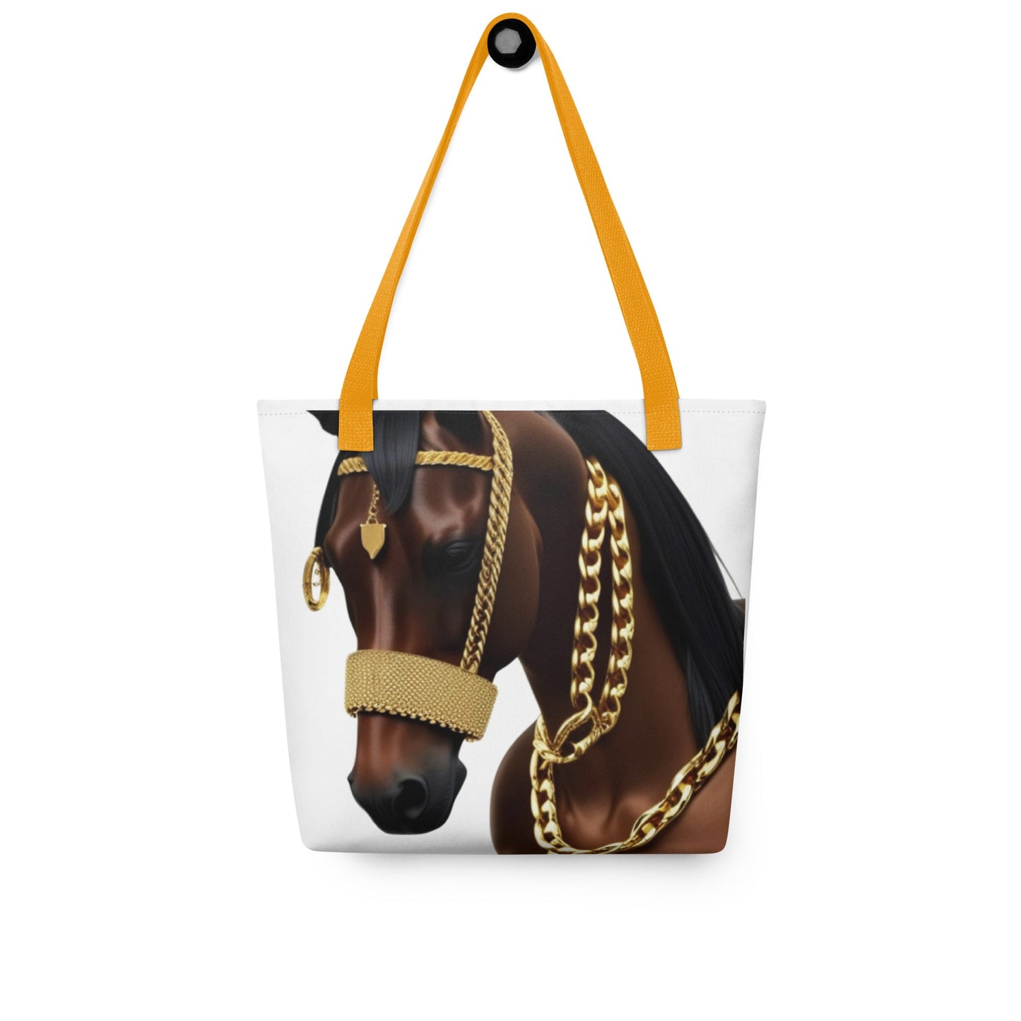 Front Blinged Out Horse - Tote Bag - Dual Handles in 3 colors Tote Bag #MzKittyz #NikkiDKatArt