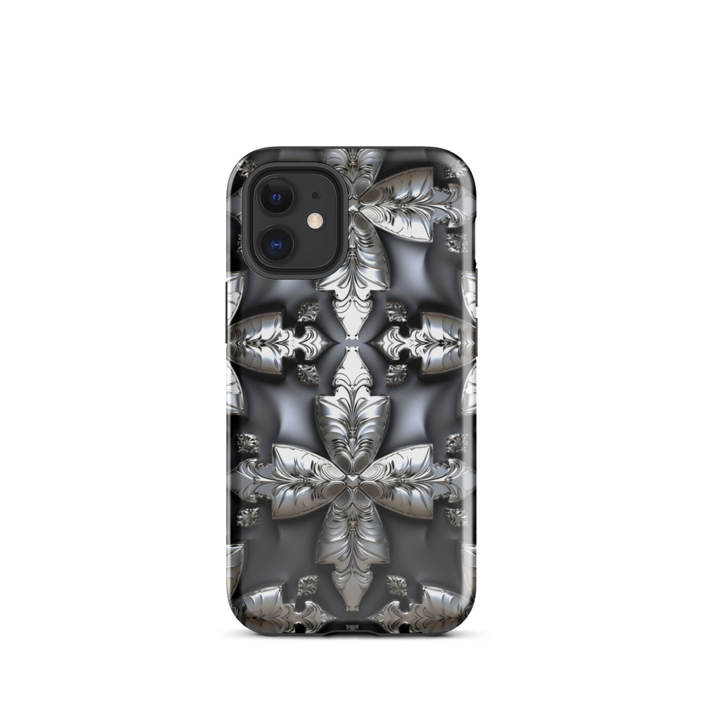 Front Chrome Crosses Tough Case for iPhone® Tough, iPhone #MzKittyz #NikkiDKatArt