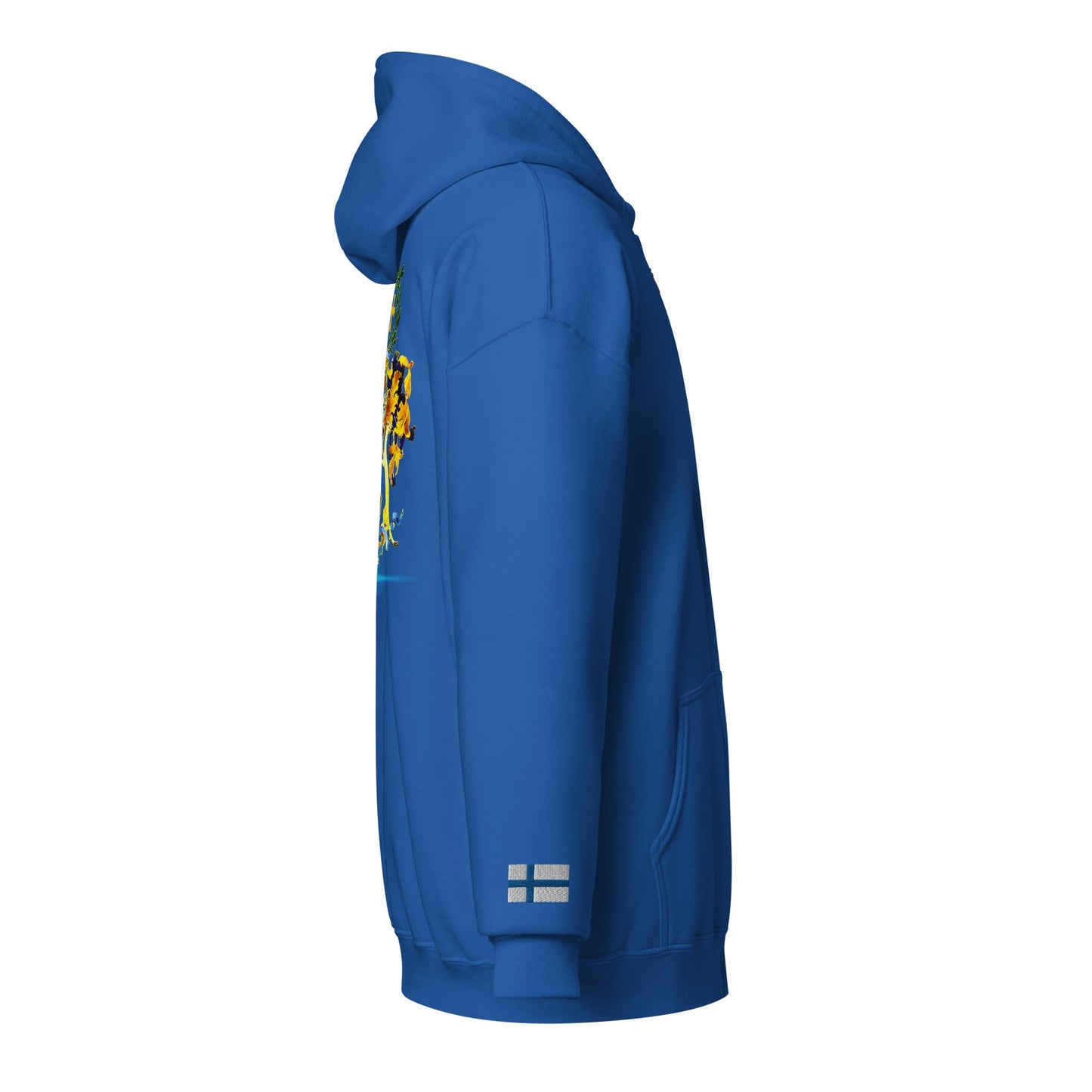 Front Koskinen Family Crest Unisex Heavy Blend Zip Hoodie Hoodie #MzKittyz #NikkiDKatArt