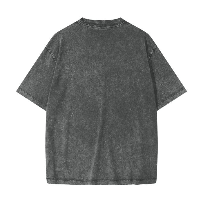 Front L.A. Pop Ferrari Life - Streetwear Vintage Waxed Dyed Washed Heavy Unisex T-Shirt Wax Wash Streetwear Tshirt #MzKittyz #NikkiDKatArt