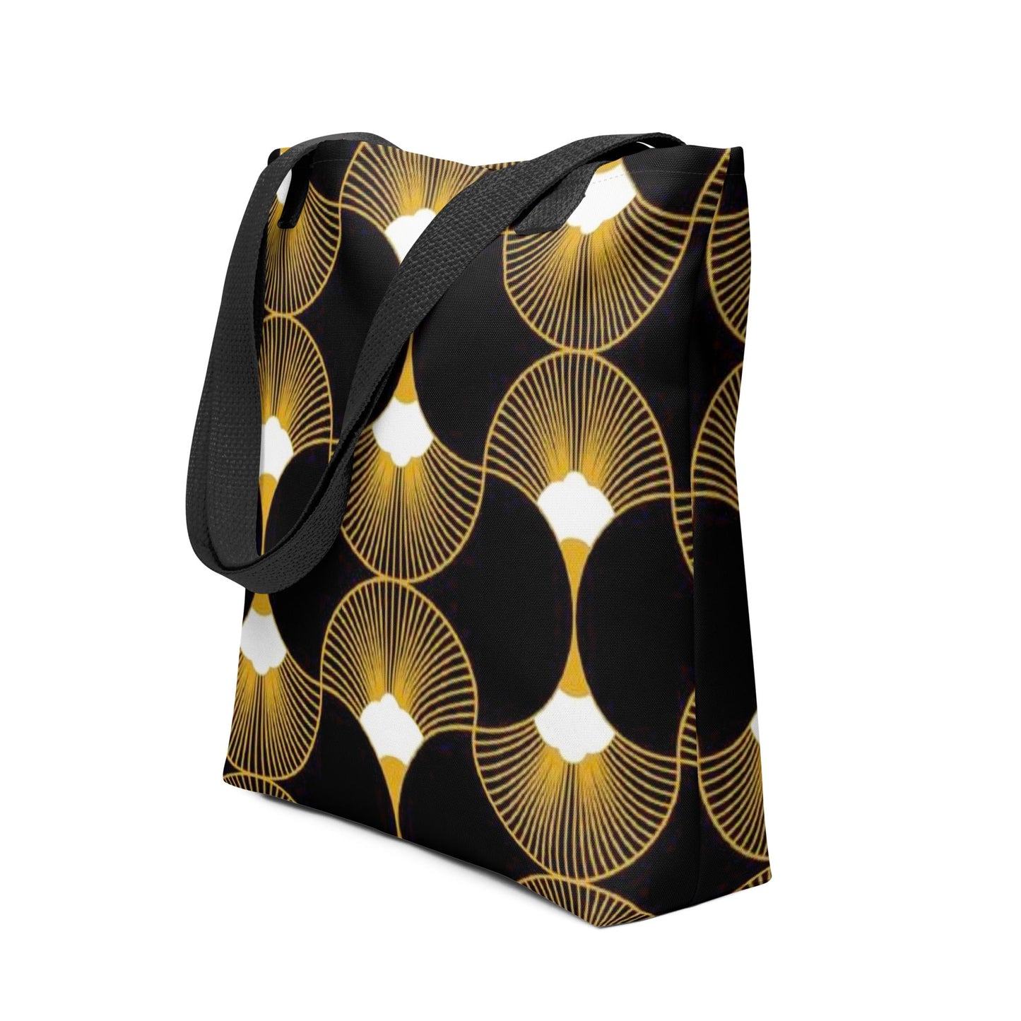 Front Mz Kittyz Deco Art Fan Design - Tote Bag Tote Bag #MzKittyz #NikkiDKatArt