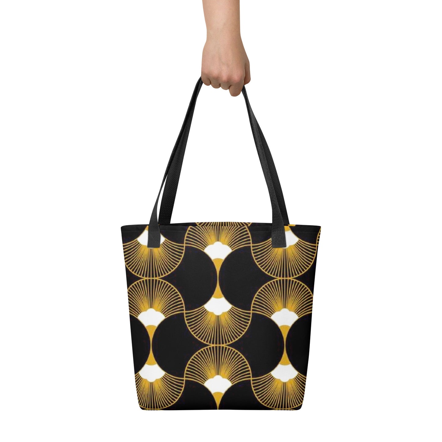 Front Mz Kittyz Deco Art Fan Design - Tote Bag Tote Bag #MzKittyz #NikkiDKatArt