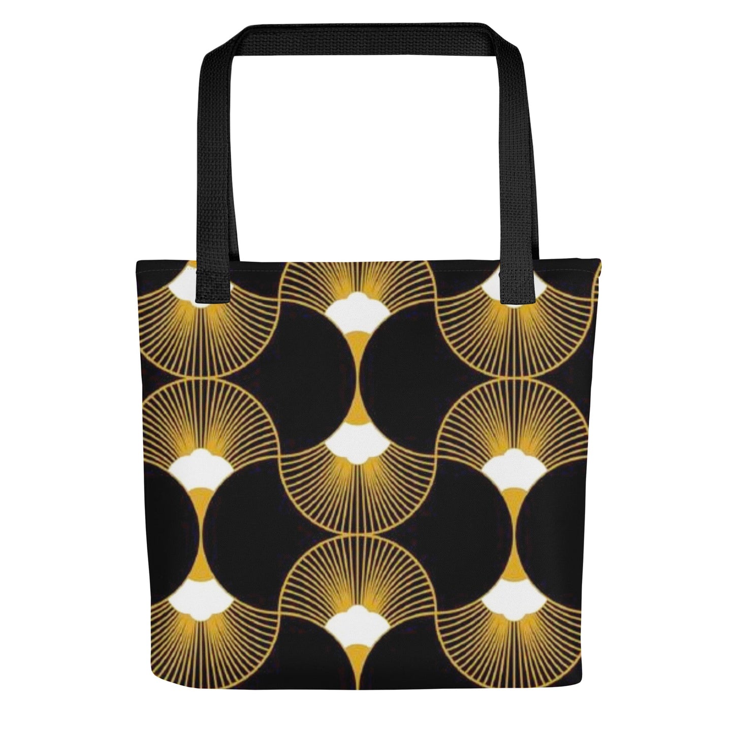 Front Mz Kittyz Deco Art Fan Design - Tote Bag Tote Bag #MzKittyz #NikkiDKatArt