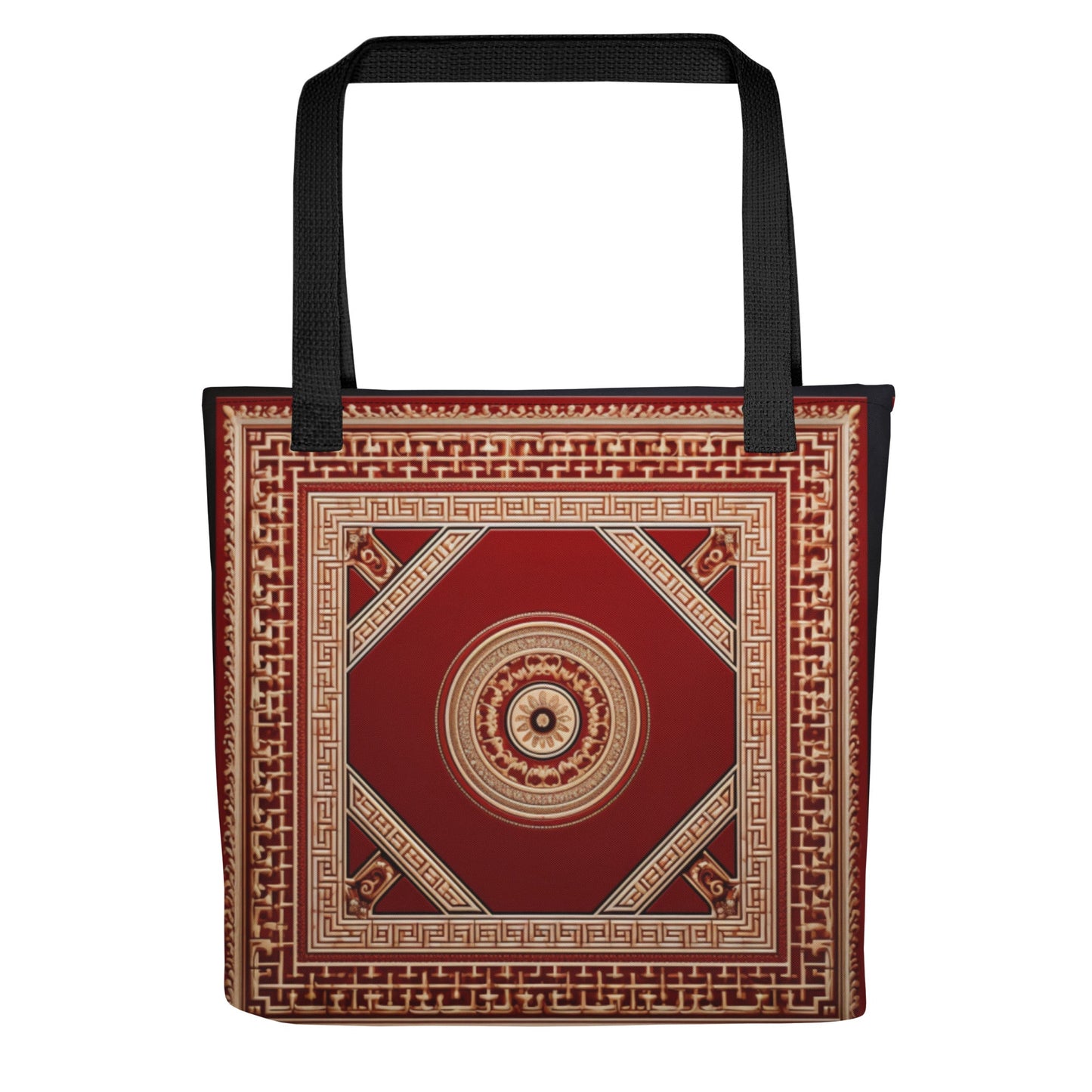 Front Red Renaissance Tote Bag Tote Bag #MzKittyz #NikkiDKatArt