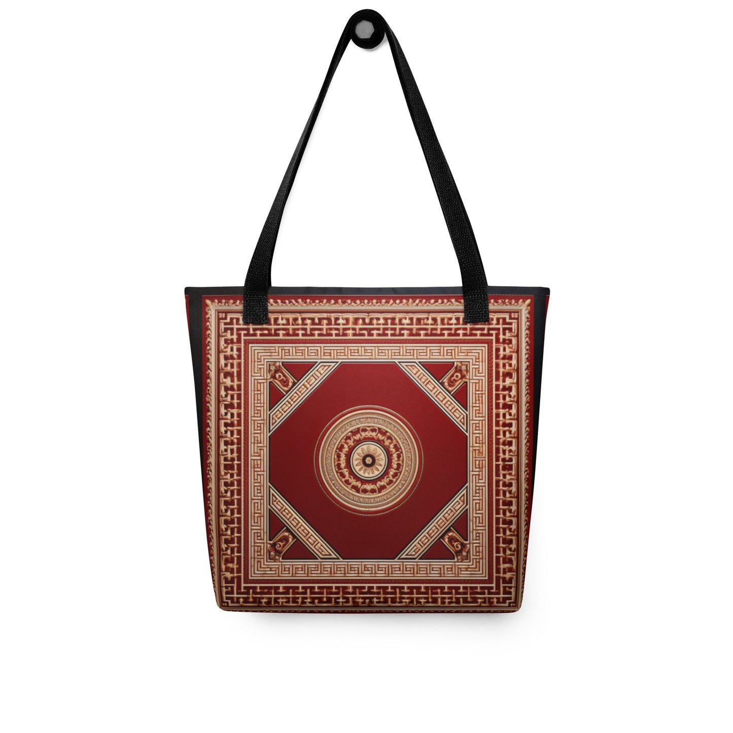 Front Red Renaissance Tote Bag Tote Bag #MzKittyz #NikkiDKatArt