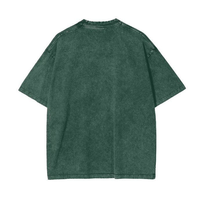 Front Streetwear Unisex Oversized Snow Wash T-Shirt #MzKittyz #NikkiDKatArt
