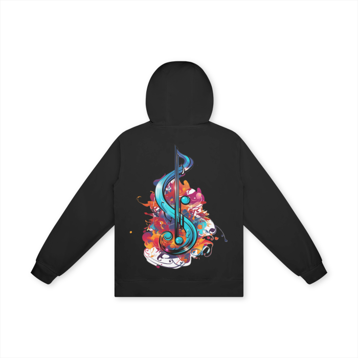 hoodie,unisex,nikkidkatart,mzkittyz,black,white,pink,blue,babyblue,orange,yellow,sweatshirt,pocket,designs,cotton,drawstring,longsleeve,music,trebleclef,popart,MOQ1,Delivery days 5