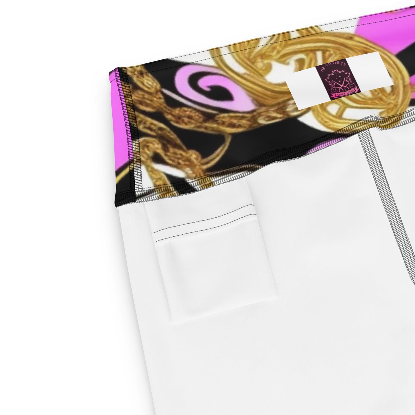 Nx Pink & Black Signature Yoga Leggings