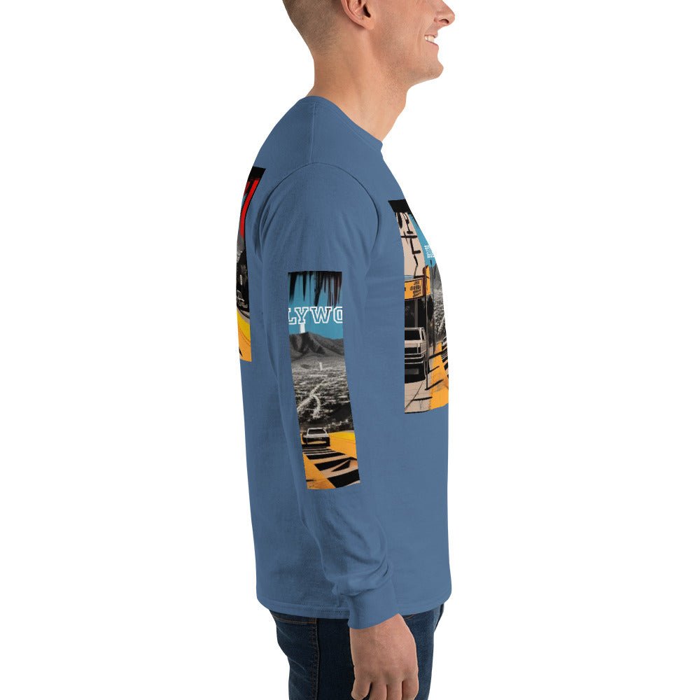 Front Basquiat Hollywood Pop Life Unisex Long Sleeve Shirt Tshirt, LongSleeve #MzKittyz #NikkiDKatArt