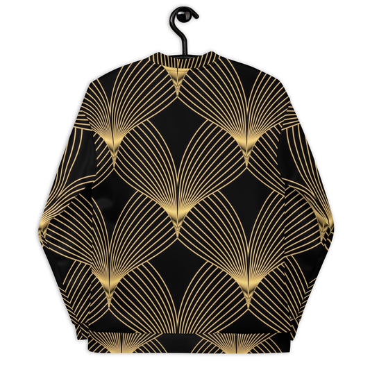 Front Deco Art Signature Unisex Bomber Jacket #MzKittyz #NikkiDKatArt
