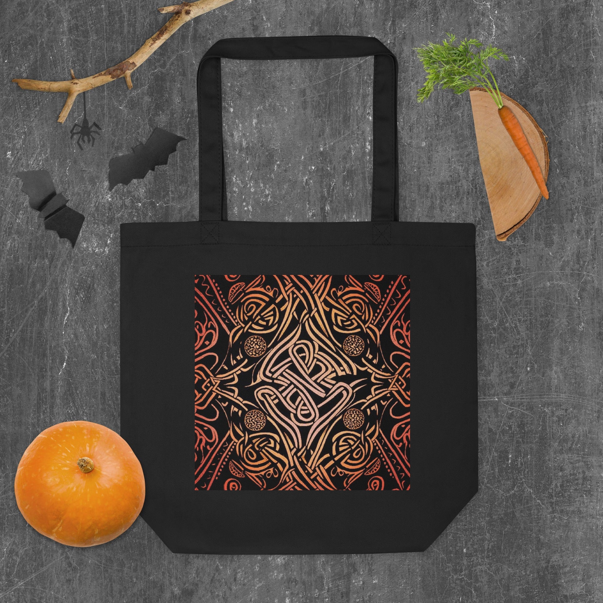 Front Hot Celtic Eco Tote Bag Tote Bag #MzKittyz #NikkiDKatArt