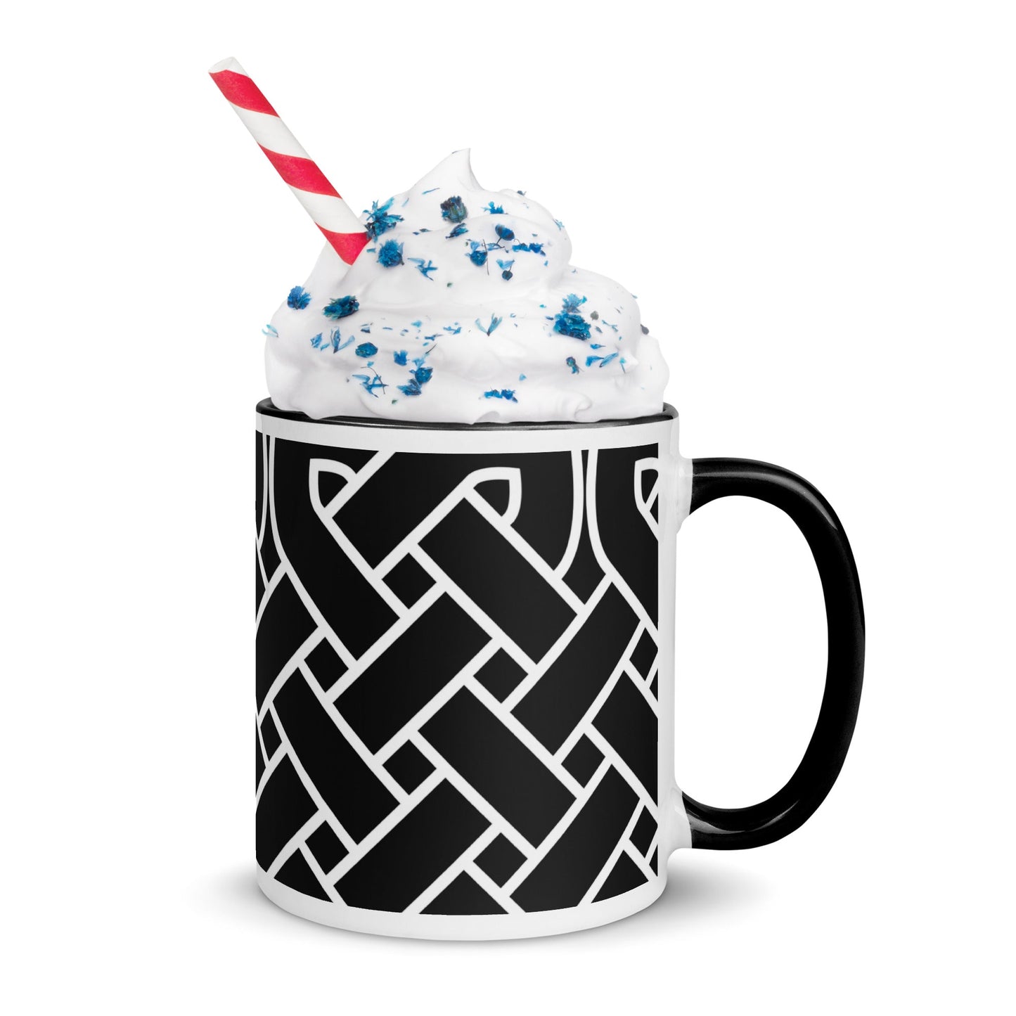 Front Celtic Weave Mug with Color Inside Mugs #MzKittyz #NikkiDKatArt