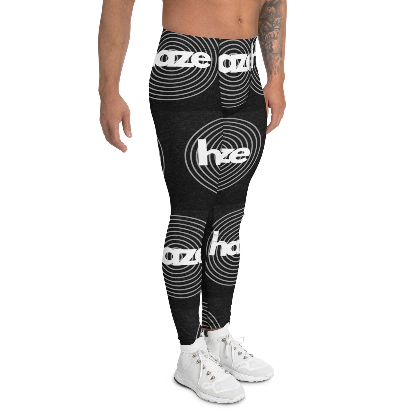 Front haze logo Men's Leggings Leggings #MzKittyz #NikkiDKatArt