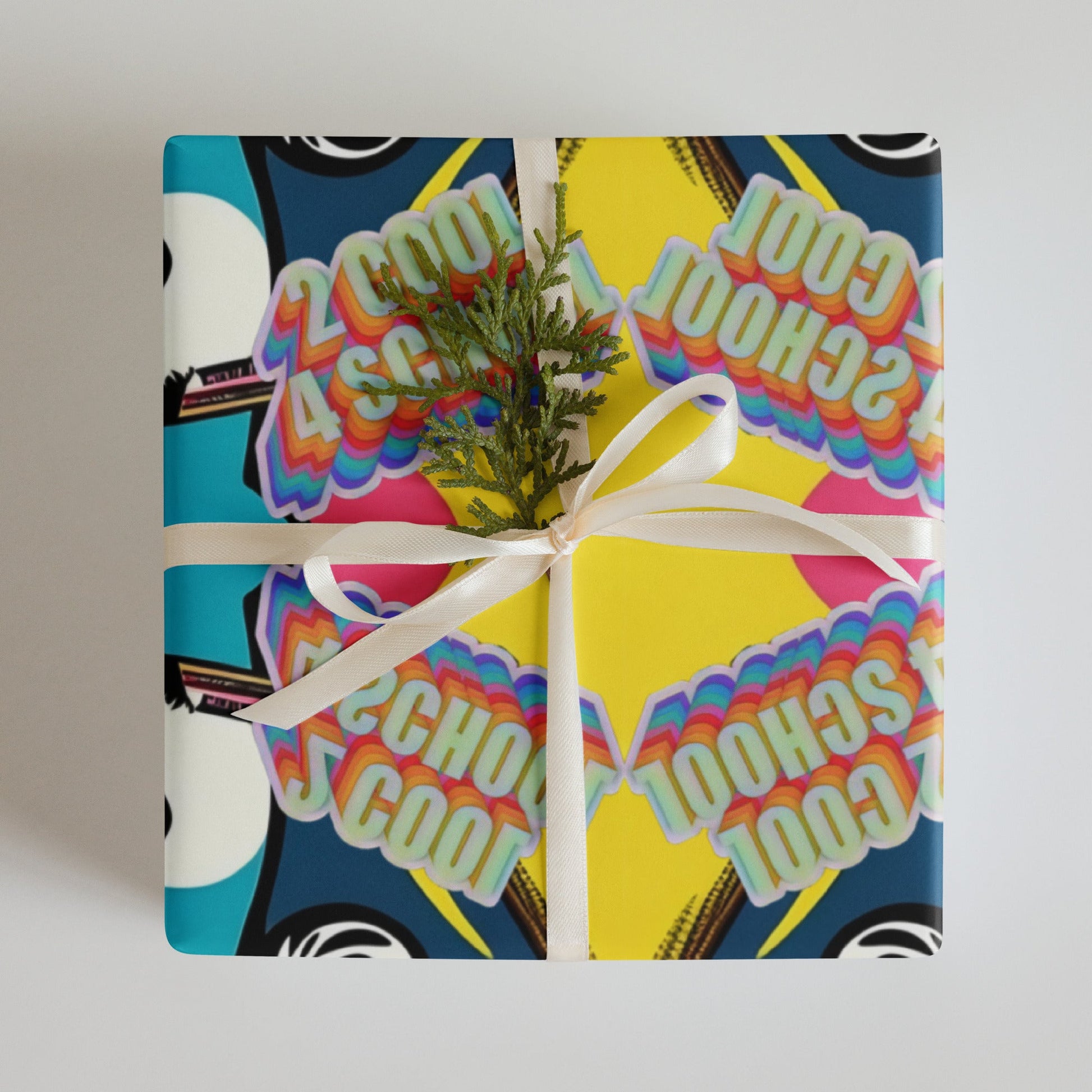Front Kittyz Rock Band Gift Wrapping paper sheets #MzKittyz #NikkiDKatArt