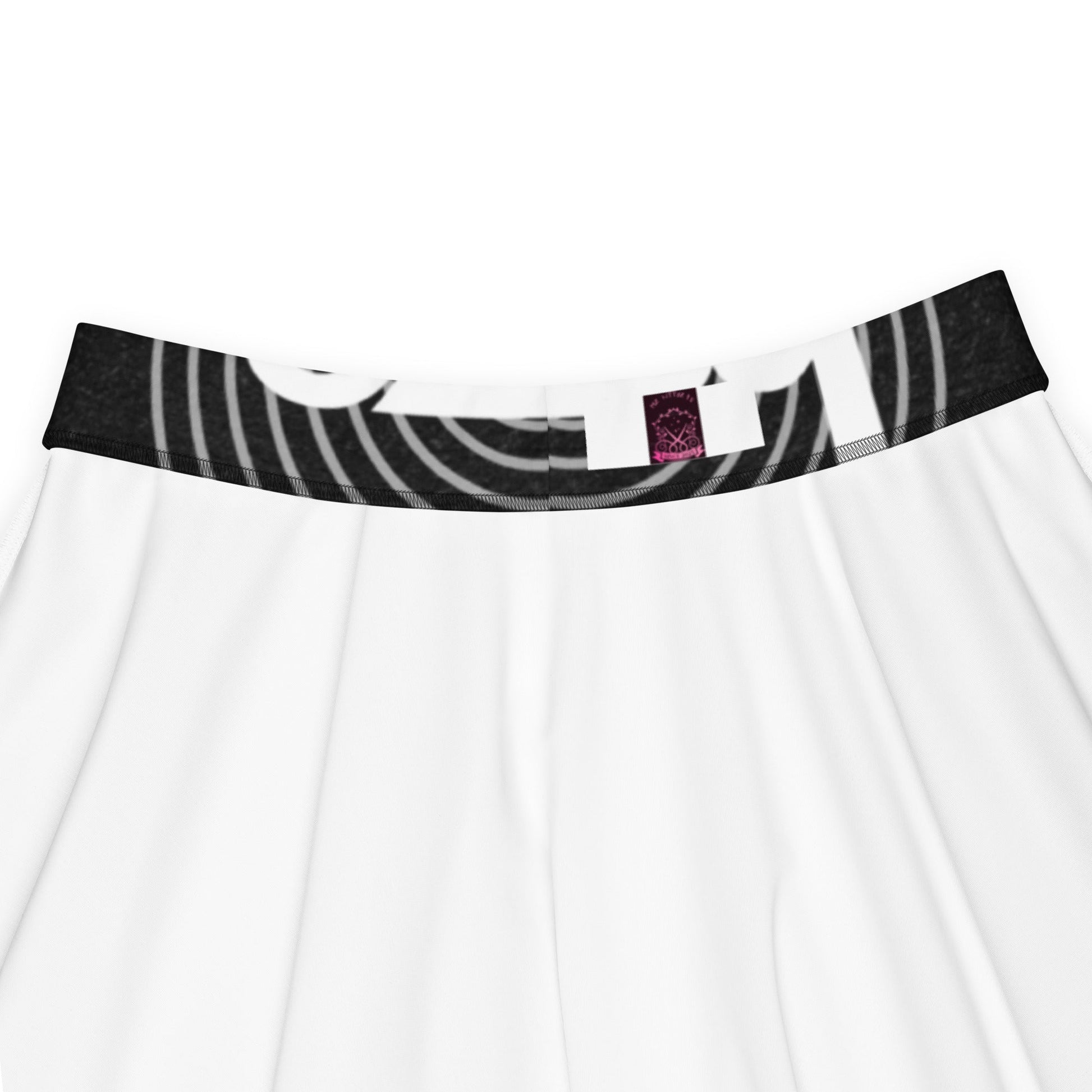 Front haze logo Womens Skater Skirt Skater #MzKittyz #NikkiDKatArt