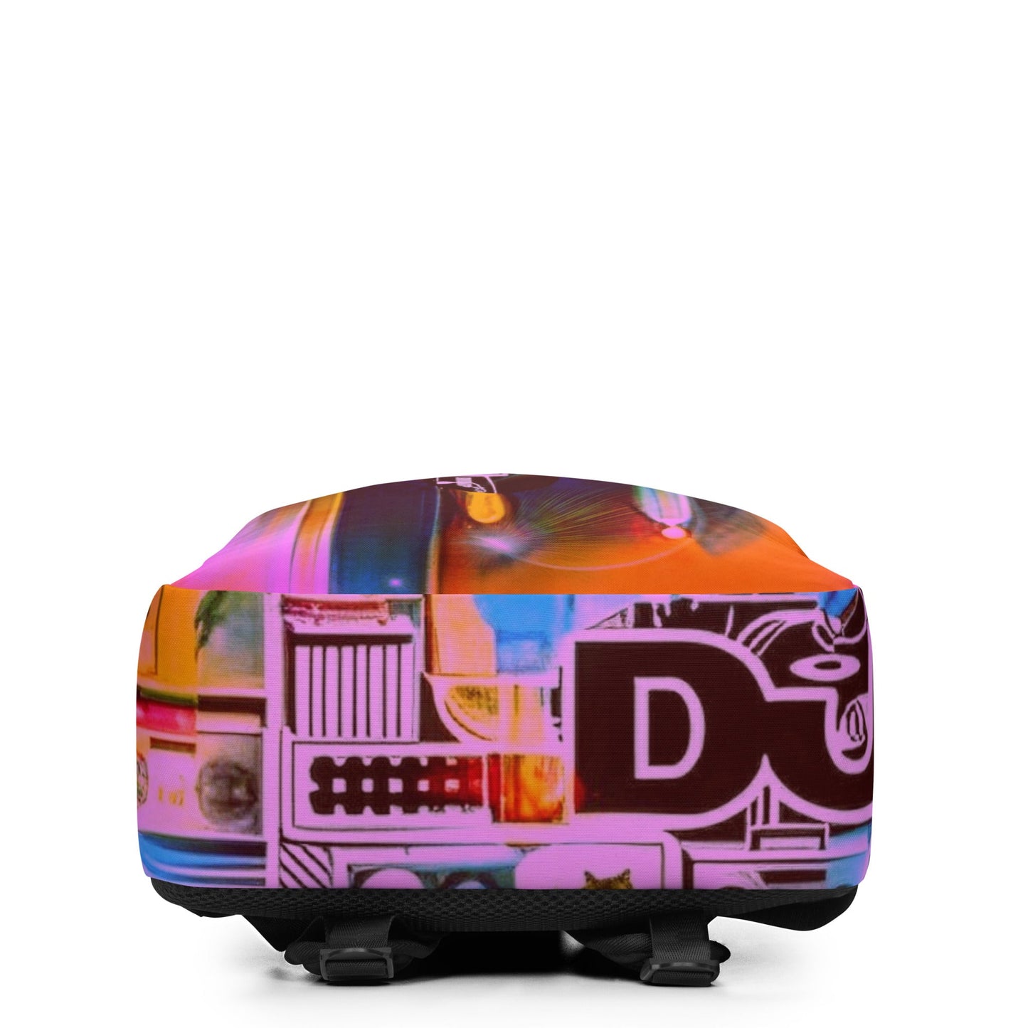Front Dj Pop Life Minimalist Backpack Minimalist #MzKittyz #NikkiDKatArt