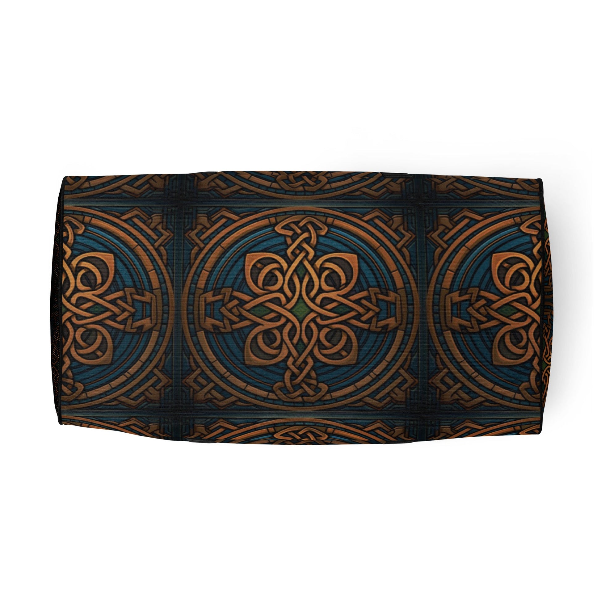 Front Celtic Deep Duffel Bag Duffle #MzKittyz #NikkiDKatArt
