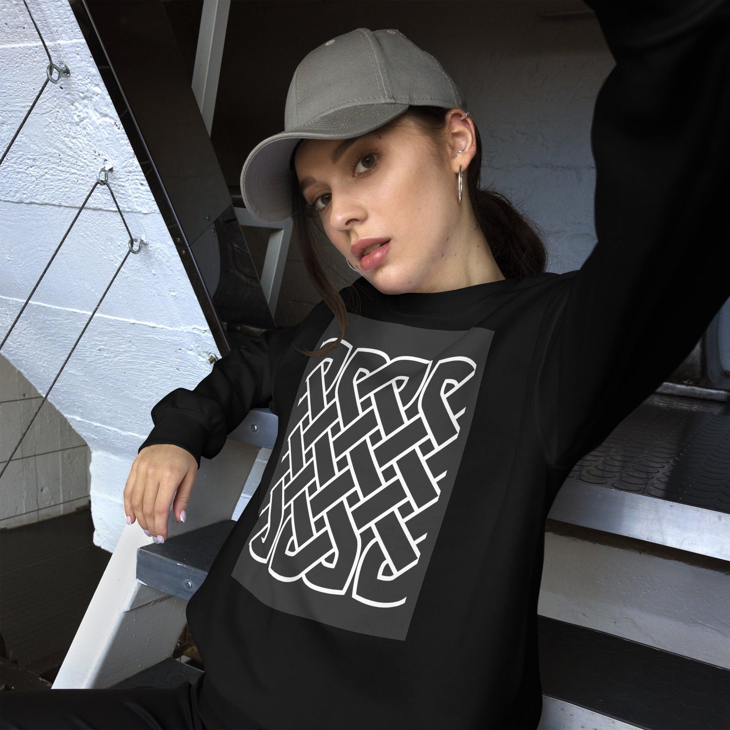 Front Celtic Knot Unisex Sweatshirt Sweatshirt #MzKittyz #NikkiDKatArt