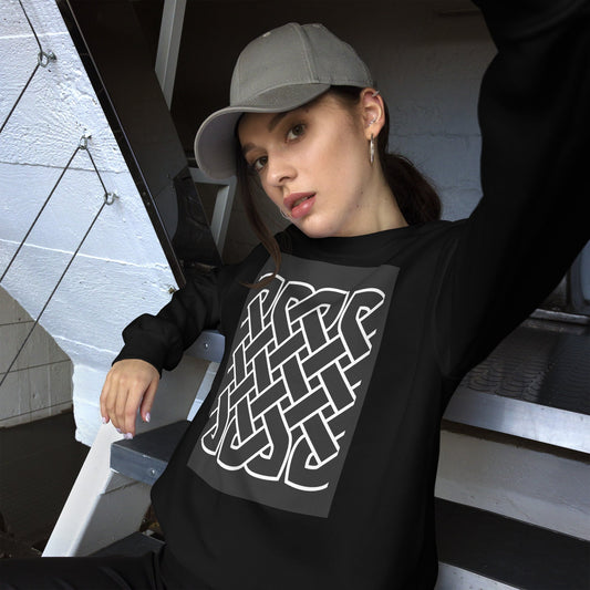Front Celtic Knot Unisex Sweatshirt Sweatshirt #MzKittyz #NikkiDKatArt