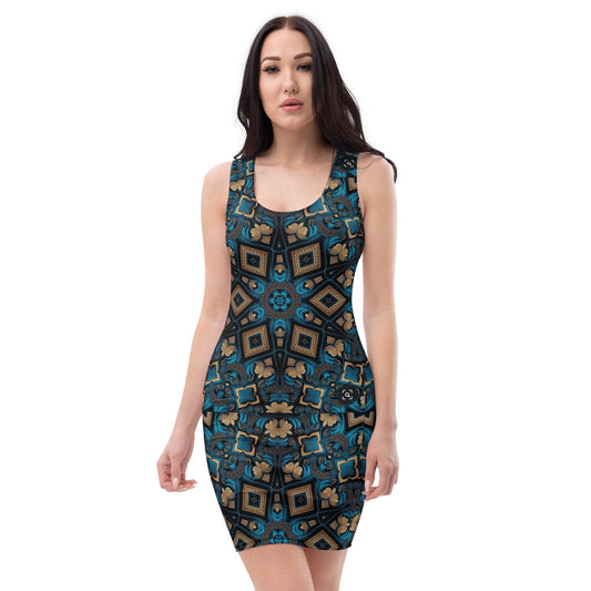 Front Turkish Delight Signature Sublimation Cut & Sew Dress #MzKittyz #NikkiDKatArt