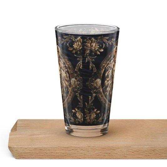 Front Leo the Lion Shaker pint glass Glass #MzKittyz #NikkiDKatArt