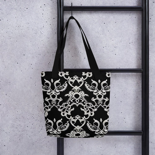 Front Lacie Tote bag Tote #MzKittyz #NikkiDKatArt