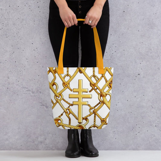 Front Gospel Key Chain Tote bag #MzKittyz #NikkiDKatArt