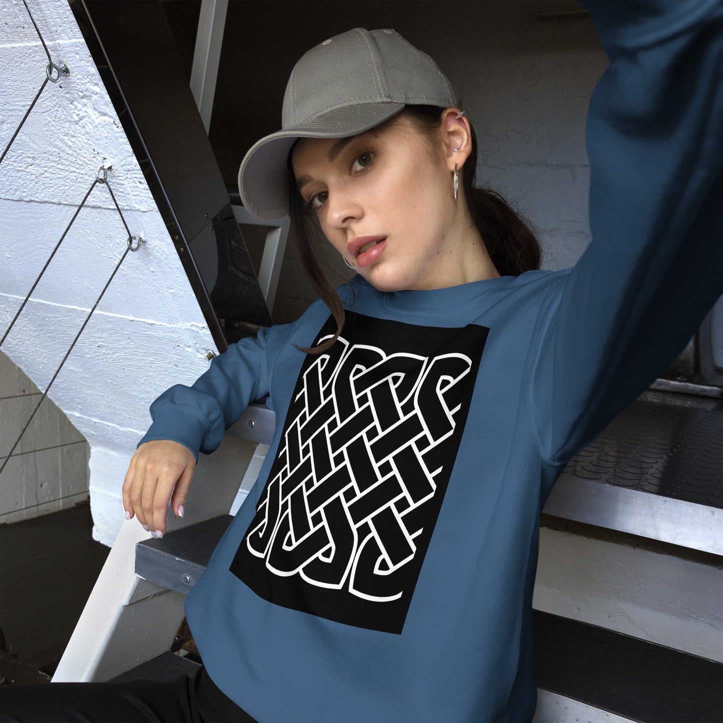 Front Celtic Knot Unisex Sweatshirt Sweatshirt #MzKittyz #NikkiDKatArt